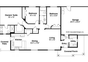 Floor Plans for Ranch Homes Ranch House Plans Hopewell 30 793 associated Designs