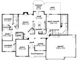 Floor Plans for Ranch Homes Ranch House Plans Pleasanton 30 545 associated Designs