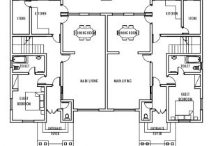 Floor Plans for Semi Detached Houses 4 Bedroom Semi Detached Duplex Ground Floor Plan