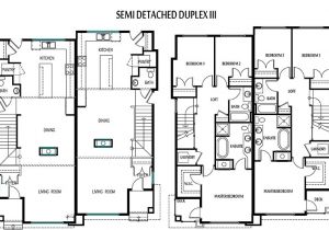 Floor Plans for Semi Detached Houses Duplex for Small Lot Joy Studio Design Gallery Best Design
