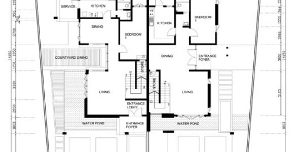 Floor Plans for Semi Detached Houses Single Storey Semi Detached House Plans Home Deco Plans