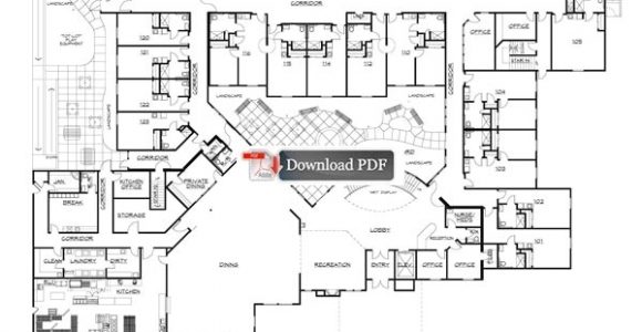 Floor Plans for Senior Homes House Plans for Senior Living Intended for House House