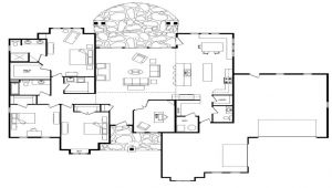 Floor Plans for Single Level Homes Single Story Open Floor Plans Open Floor Plans One Level