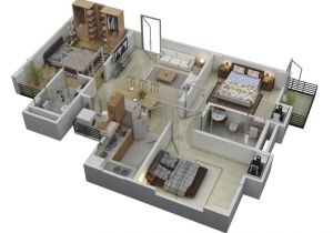 Floor Plans for Small Houses with 3 Bedrooms 3 Bedroom Apartment House Plans