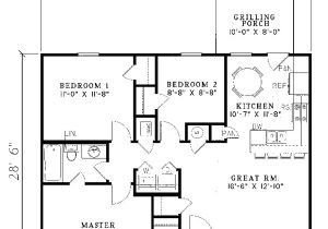 Floor Plans for Small Ranch Homes ashley Manor Small Ranch Home Plan 055d 0013 House Plans
