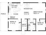 Floor Plans for Sq Ft Homes Cabin Style House Plan 2 Beds 1 Baths 1200 Sq Ft Plan