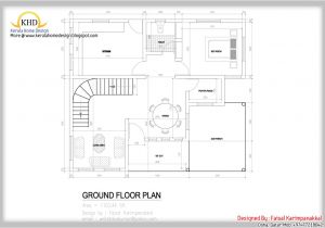 Floor Plans for Square Homes Home Plan and Elevation 1983 Sq Ft Kerala Home Design