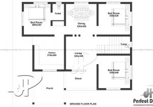 Floor Plans for Square Meter Homes 1000 Sq Ft Modern Single Floor Home Kerala Home Design