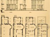 Floor Plans for Victorian Style Homes Vintage Victorian House Plans 1879 Print Victorian House