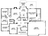 Floor Plans Ranch Homes Ranch House Plans Pleasanton 30 545 associated Designs