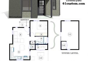 Floor Plans Tiny Homes Studio500 Modern Tiny House Plan 61custom