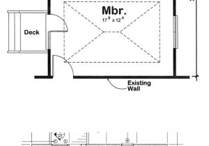 Floor Plans to Add Onto A House Project Plan 90027 Master Bedroom Addition for One and