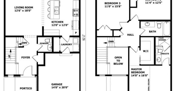 Floor Plans Two Story Homes High Quality Simple 2 Story House Plans 3 Two Story House