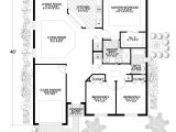 Florida Block Home Plans California Style Home Plan 3 Bedrms 2 Baths 1453 Sq