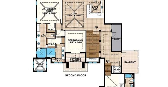 Florida House Plans with 2 Master Suites Grand Florida House Plan with Junior Master Suite Budron