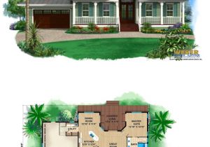 Florida Style Home Plans Beach House Plan Old Florida Style Beach Home Floor Plan