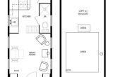 Four Lights Tiny House Plans Main Floor Plan Four Lights Tiny House Plans