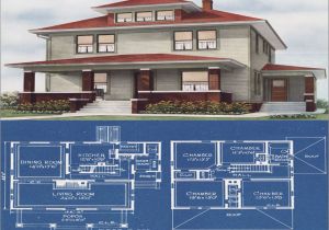 Four Square House Plans with Garage Dream Of Modern American Foursquare House Plans Modern