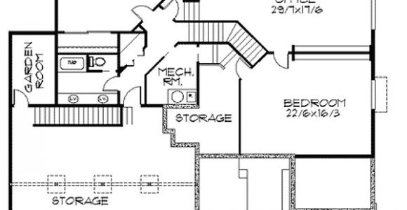 Frank Lloyd Wright Home Design Plans Frank Lloyd Wright Inspired Home Plan 85003ms 1st