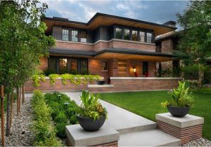 Frank Lloyd Wright Inspired Home Plans Frank Lloyd Wright Inspired House Plans Exterior Craftsman