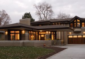 Frank Lloyd Wright Inspired Home Plans Residential Gallery Prairiearchitect