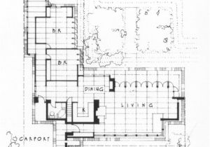 Frank Lloyd Wright Usonian Home Plans A Lapiseira Plan 396 Frank Lloyd Wright Jacobs