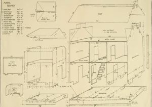 Free Home Blueprints Plans Doll House Plan Free Download Country Doll House Free