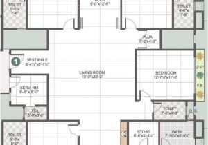 Free Indian Vastu Home Plans Happy Home Vastu Luxuria Floor Plan 4bhk 4t 3375 Sq Ft