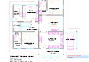 Free Kerala Home Plans Kerala Villa Design Plan and Elevation 2760 Sq Feet