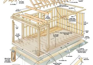 Free Log Home Plans Free Plans Build Your Own Cabin for Under 4 000 Tiny