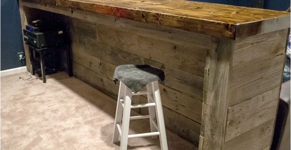 Free Plans to Build A Home Bar Man Cave Wood Pallet Bar Free Diy Plans