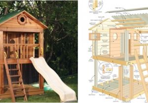 Free Play House Plans Amazing Kids Playhouse Plans Free Woodwork City Free