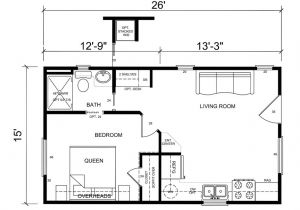 Free Small Home Plans Small One Bedroom Cabin Floorplans Joy Studio Design