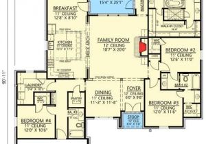French Country House Plans Open Floor Plan Plan 56406sm Open Concept 4 Bed Acadian House Plan
