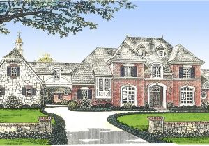 French Manor Home Plans Classic French Country Manor Home 48267fm