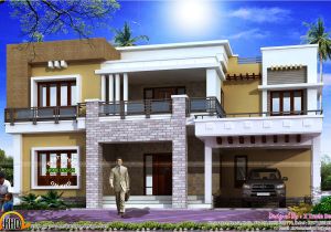 Front View Home Plans Different Views Of 2800 Sq Ft Modern Home Kerala Home