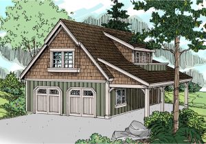 Garage Home Plans Craftsman House Plans Garage W Living 20 020