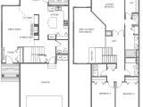 Garage Homes Floor Plans townhouse Plans with Garage Homes Floor Plans