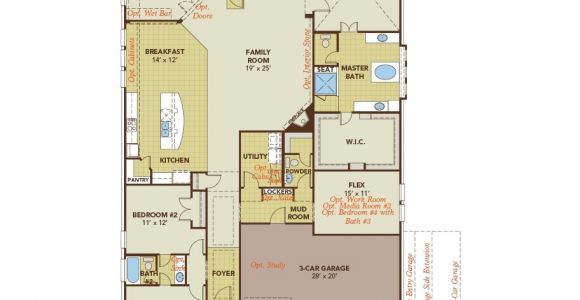 Gehan Homes Floor Plans Villanova Home Plan by Gehan Homes In Westwood
