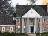 Georgian Brick House Plans southern Style Plantation Home Designs President James