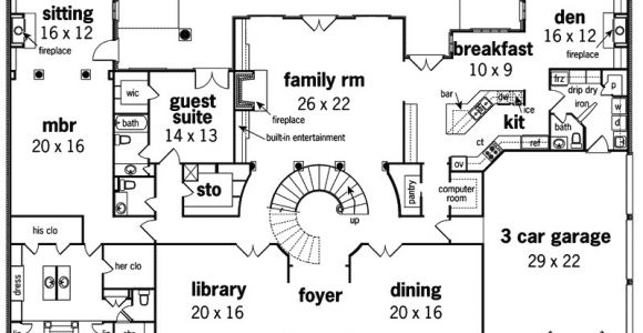 Georgian Home Floor Plans Le Claire Georgian Home Plan 020s 0002 House Plans and More