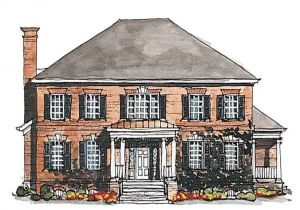 Georgian Style Home Plans Georgian House Plan with 3380 Square Feet and 4 Bedrooms S Georgian Style Home Plans Georgian House Plan with 3380 Square Feet and 4 Bedrooms S