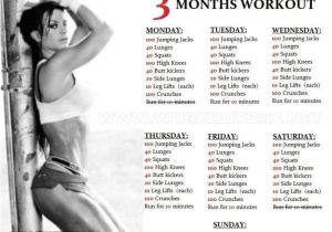 Get Fit at Home Plan 3 Months Workout Plan for Women Sixpack butt Legs