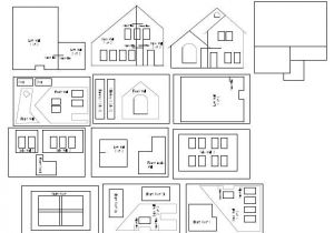 Gingerbread House Floor Plans Cardboard House Patterns the House is as You Can See
