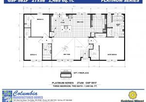 Golden Homes House Plans Columbia Manufactured Homes Golden West Platinum Series