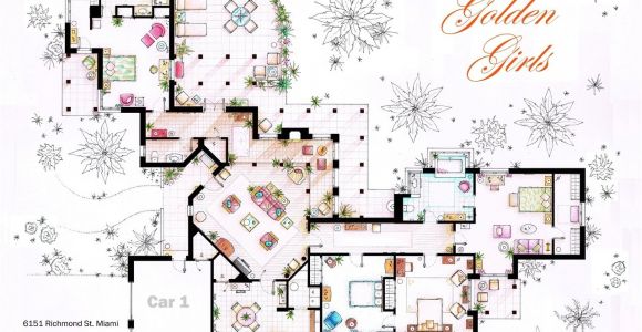 Golden Homes House Plans Floor Plans Of Homes From Famous Tv Shows