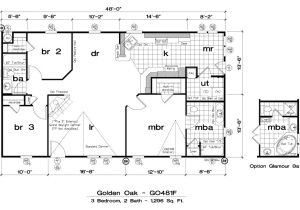 Golden West Homes Floor Plans Golden West Golden Oak Floor Plans 5starhomes