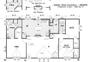 Golden West Manufactured Homes Floor Plans Golden West Exclusive Floorplans 5starhomes Manufactured
