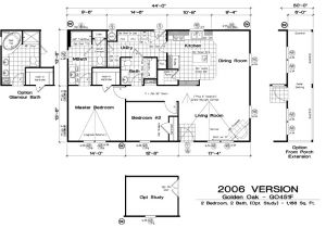 Golden West Manufactured Homes Floor Plans Golden West Golden Oak Floor Plans 5starhomes