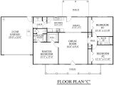 Great Room House Plans One Story House House Plans Kitchen In Front House Plans with